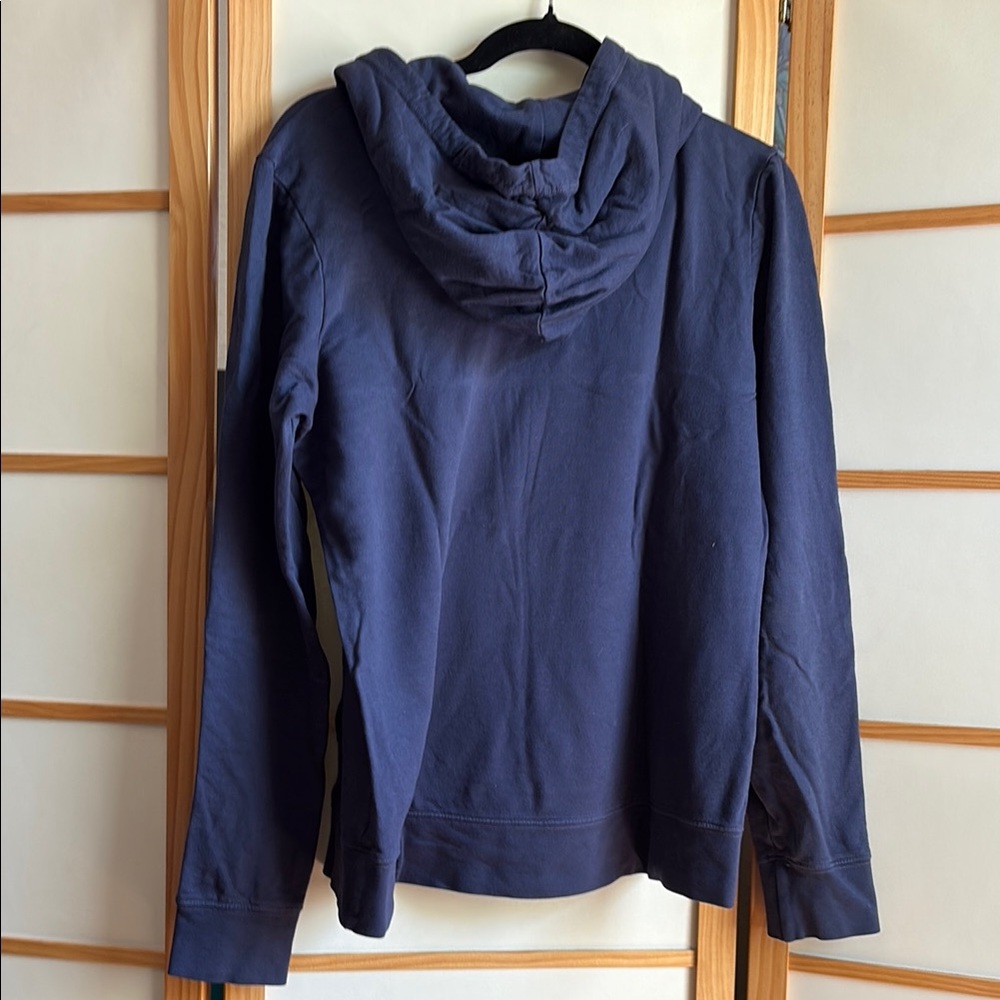 American Giant Blue Hooded Sweater Classic Pullover Medium - Picture 3 of 3